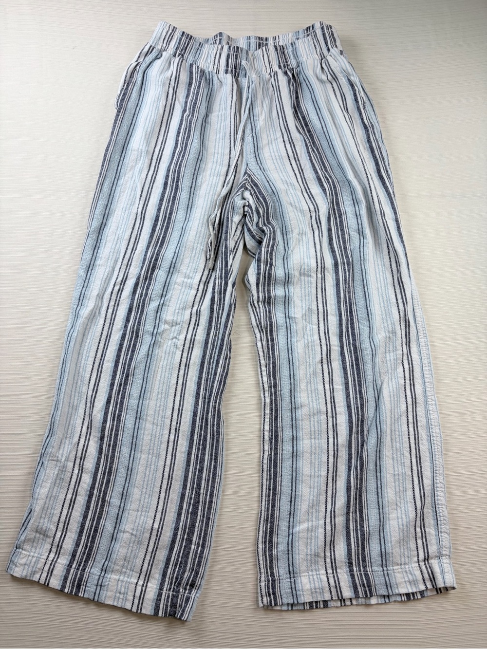 Briggs New York Light Blue & Navy Striped Men’s Lounge Pants Large